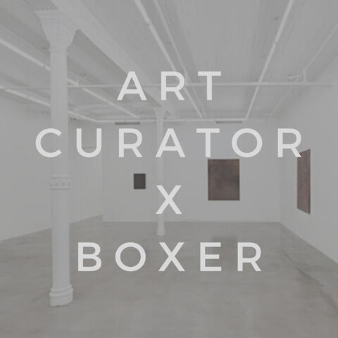 art curator x boxer